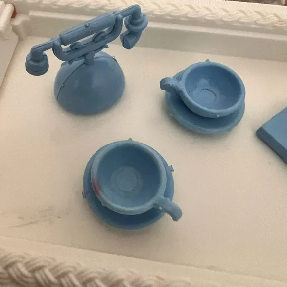 80s Barbie faux wicker furniture - Picture 8 of 13